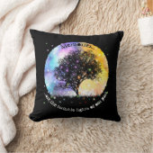 思い出は光の木の光で輝く クッション (ブランケット)