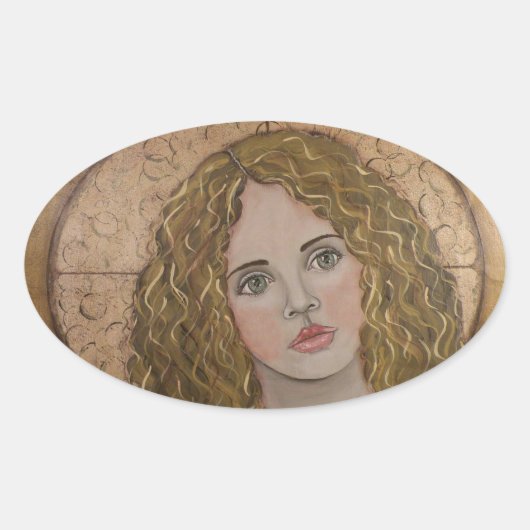 思い出は意味を失う 楕円形シール (正面)