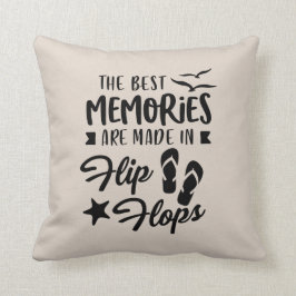 思い出は最高のビーチサンダル製だ クッション