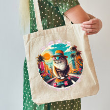 思い出は永遠に続く – Summer Cat Tote Bag