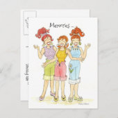 思い出は永遠のはがき インビテーションポストカード (正面/裏面)