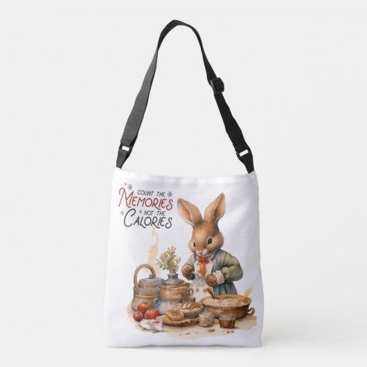 思い出をカロリーではなく数える クロスボディバッグ (裏面)