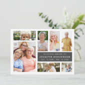 思い出をモダン愛する写真のコラージュ葬 プログラム (スタンド正面)