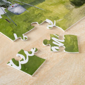 思い出を一度にキャンプ場に作る ジグソーパズル (側面)