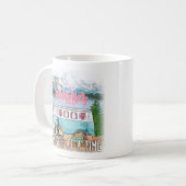 思い出を一度に1つのキャンプ場にする コーヒーマグカップ (正面左)