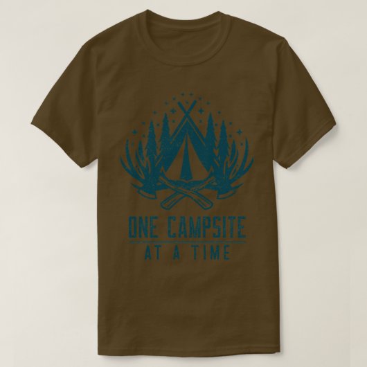 思い出を一度に1つのキャンプ場に作る14 Tシャツ (デザイン正面)