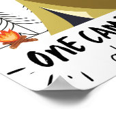 思い出を一度に1つのキャンプ場に作る ポスター (角)