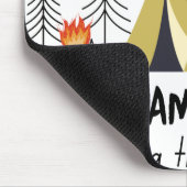 思い出を一度に1つのキャンプ場に作る マウスパッド (コーナー)