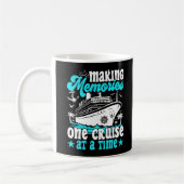 思い出を一度に1回の旅に変えるクルージング コーヒーマグカップ (左)