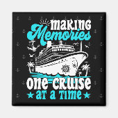 思い出を一度に1回の旅に変えるクルージング マグネット (正面)