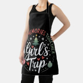 思い出を一緒に作るクリスマスガールズトリップクリスマス エプロン (インサイチュ)
