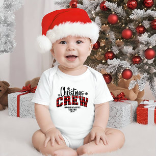 思い出を一緒に作る可愛いクリスマス2024 ベビーボディスーツ