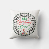 思い出を一緒に作る家族のクリスマスクルー2024 クッション (裏面)