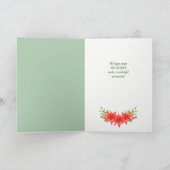 思い出を作るアイススケート懐かしいクリスマス シーズンカード (内部)