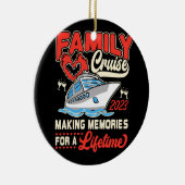 思い出を作るクルージングのためのファミリークルーズ2023 セラミックオーナメント (右)