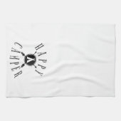 思い出を作るハッピーキャンパーおもしろいサマーキッチン キッチンタオル (横)