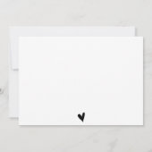 思い出を作る引用文空白のBackside Greeting Card カード (裏面)