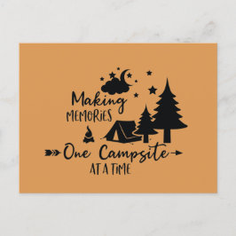 思い出を作る、キャンプ場ひとつひとつで ポストカード