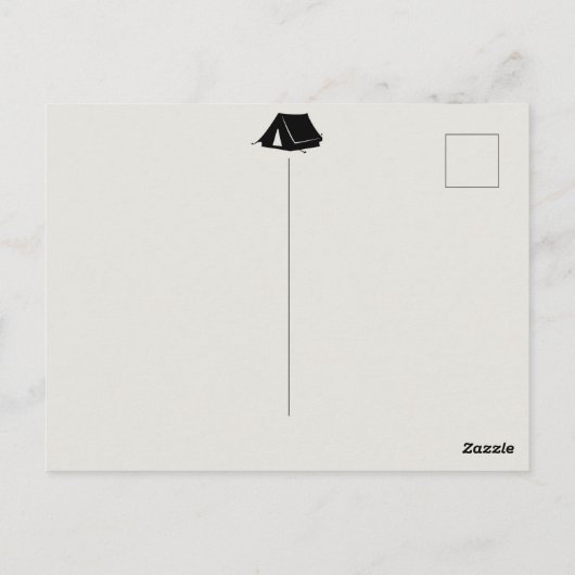 思い出を作る、キャンプ場ひとつひとつで ポストカード (裏面)