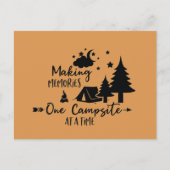 思い出を作る、キャンプ場ひとつひとつで ポストカード (正面)