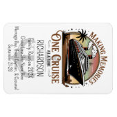 思い出を作る、一回のクルーズで Cruise Door マグネット (横)