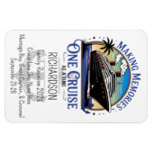 思い出を作る、一回のクルーズで Cruise Door マグネット (横)