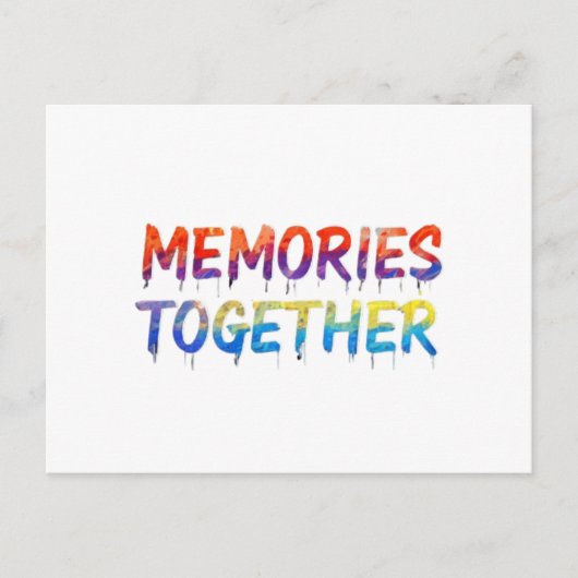 思い出を共有 ポストカード (正面)