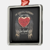 思い出を愛してあなたの翼は準備ができていた メタルオーナメント (左)