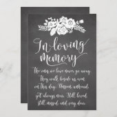 思い出を愛して思い出す結婚式のサイン (正面/裏面)