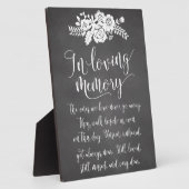 思い出を愛して思い出す結婚式のサイン フォトプラーク (側面)