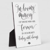 思い出を愛して思い出す結婚式のサイン フォトプラーク (側面)