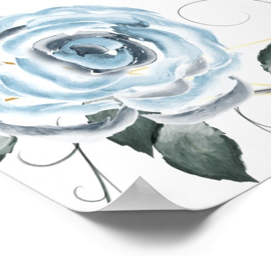 思い出を愛して思い出す結婚式のサイン ポスター (角)