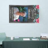 思い出を愛して葬儀を記憶に残して 横断幕 (トレードショー)