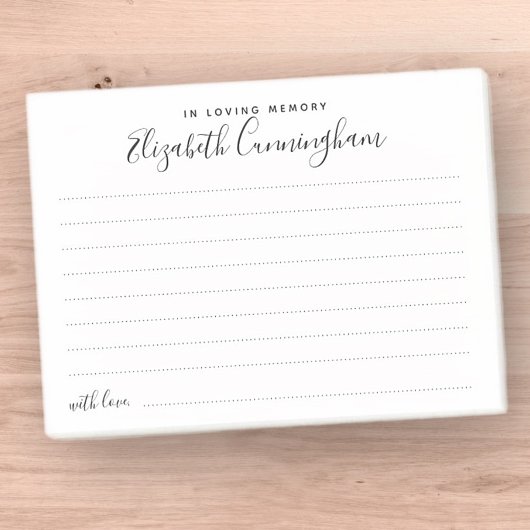 思い出を愛して葬儀エレガント共有に記憶 ポストイット