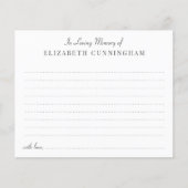 思い出を愛して葬儀クラシック共有に記憶 (正面)