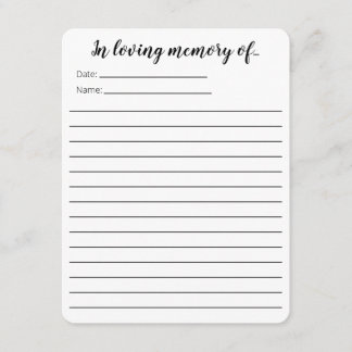 思い出を愛して……カード エンクロージャーカード