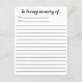 思い出を愛して……カード エンクロージャーカード (正面)