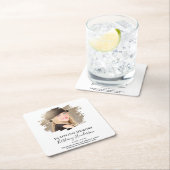 思い出を愛して |フォトメモリアル スクエアペーパーコースター (インサイチュ)