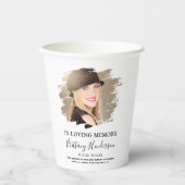 思い出を愛して |フォトメモリアル 紙コップ (正面)