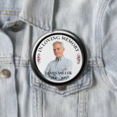 思い出を愛して。写真の個人用設定ボタン 缶バッジ (インサイチュ)