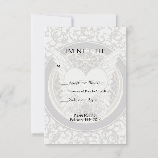 思い出を愛して 招待状 (正面)