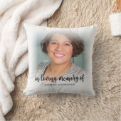 思い出を愛しながら2枚モダンの写真 クッション (ブランケット)