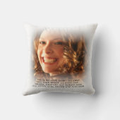 思い出を愛しながら2枚モダンの写真 クッション (裏面)