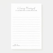 思い出を愛しモダンて葬儀共有に記憶 ポストイット (正面)