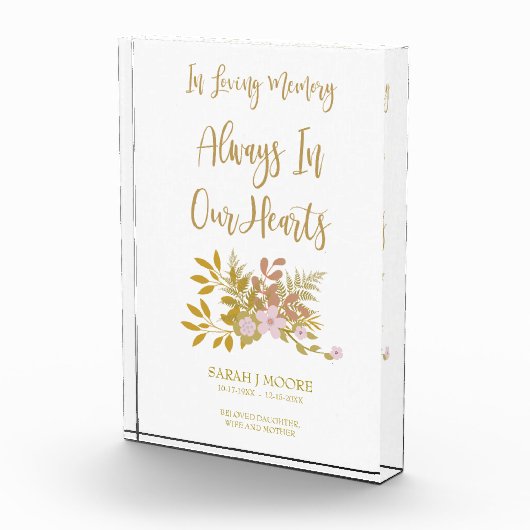 思い出を愛し親愛て思い出す フォトブロック (右)