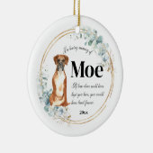 思い出を愛するボクサー犬ペット記念館 セラミックオーナメント (右)