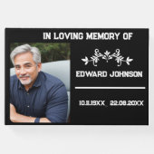 思い出を愛するミニマル葬式ゲストブック ゲストブック (正面)