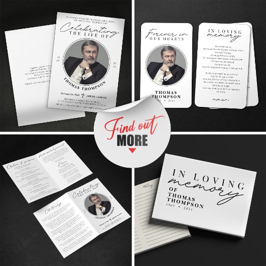 思い出を愛するミニマル葬式ゲストブック ゲストブック