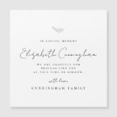 思い出を愛するモダン記念シンプル記エレガント (正面)