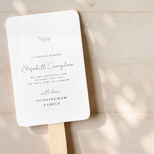 思い出を愛するモダン記念シンプル記エレガント ハンドファン